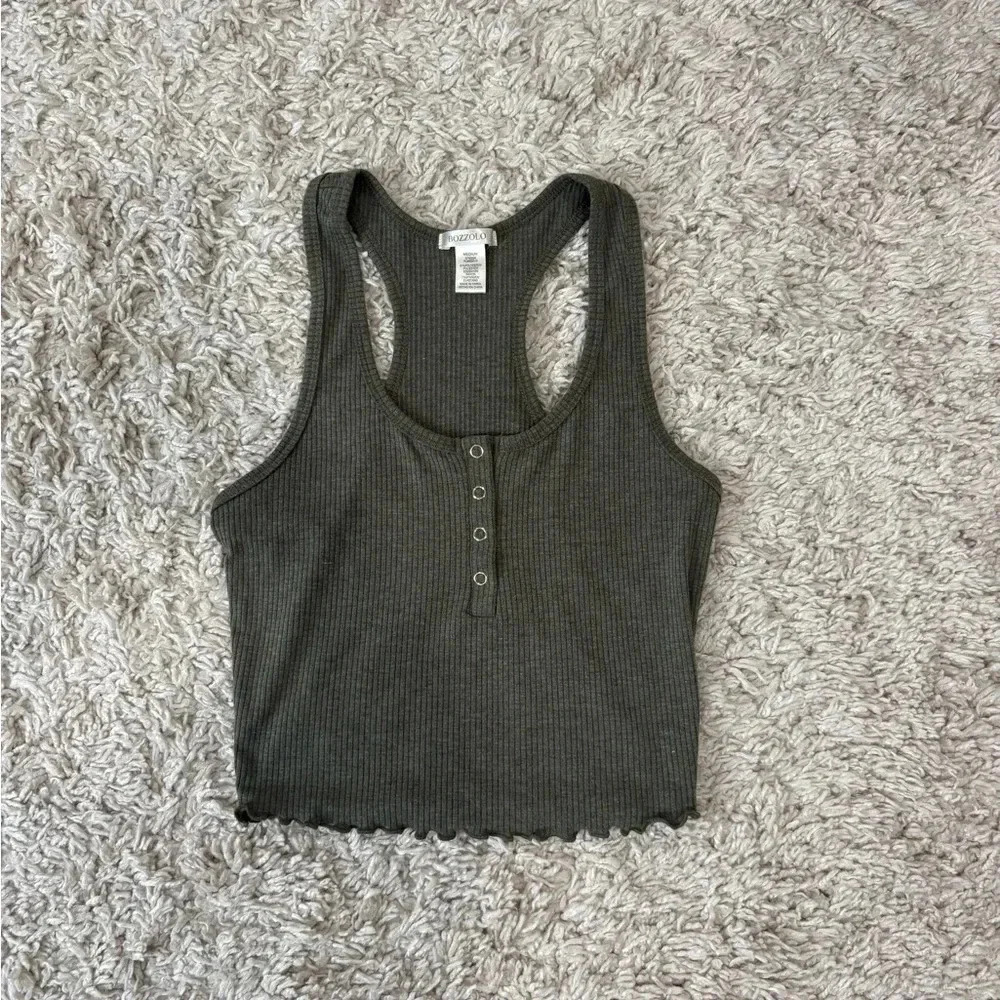 Green tank top